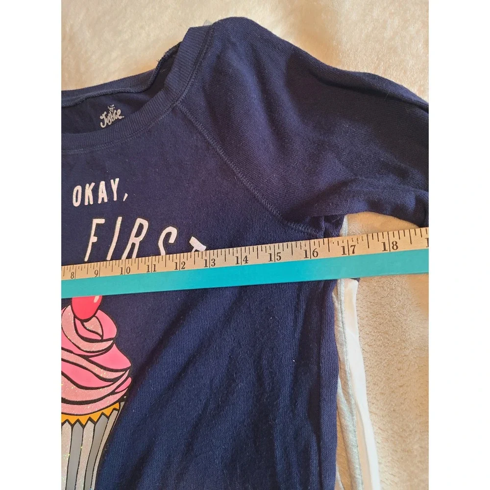 Bundle of 3 Justice Long sleeve and tank Tops Sizes 18 20